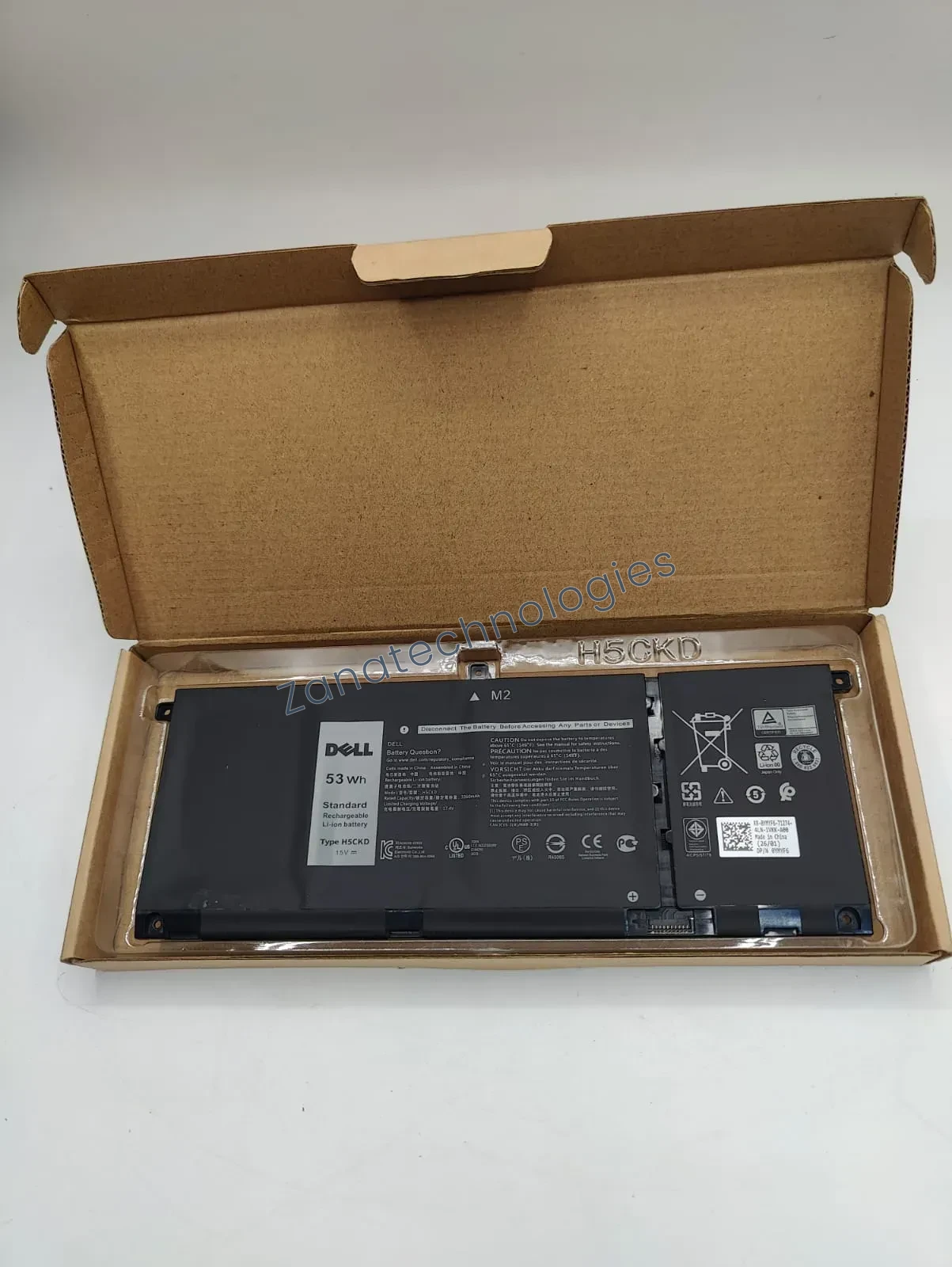 Replacement battery — Dell H5CKD Battery