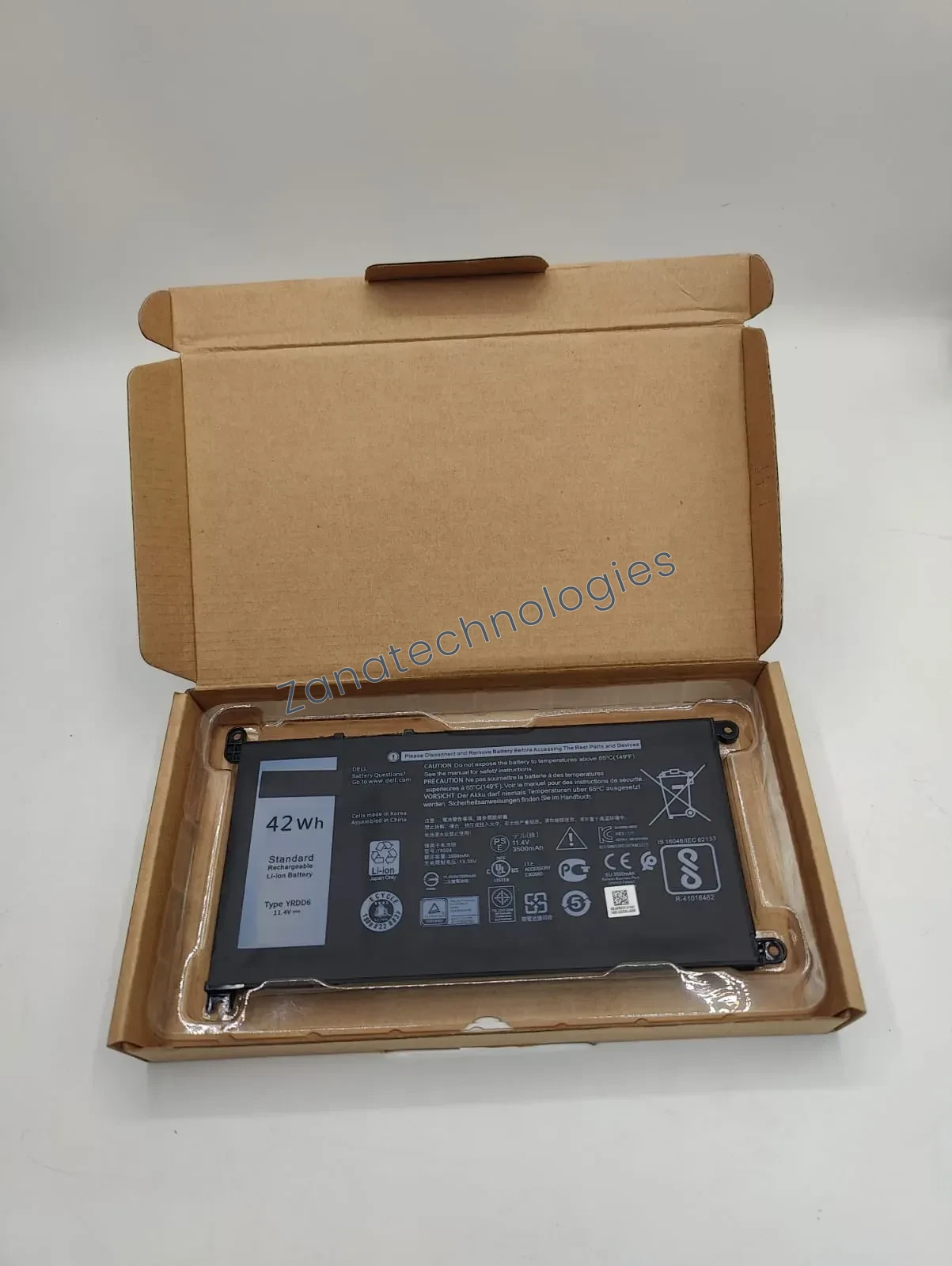 Replacement battery — Dell YRDD6 Battery
