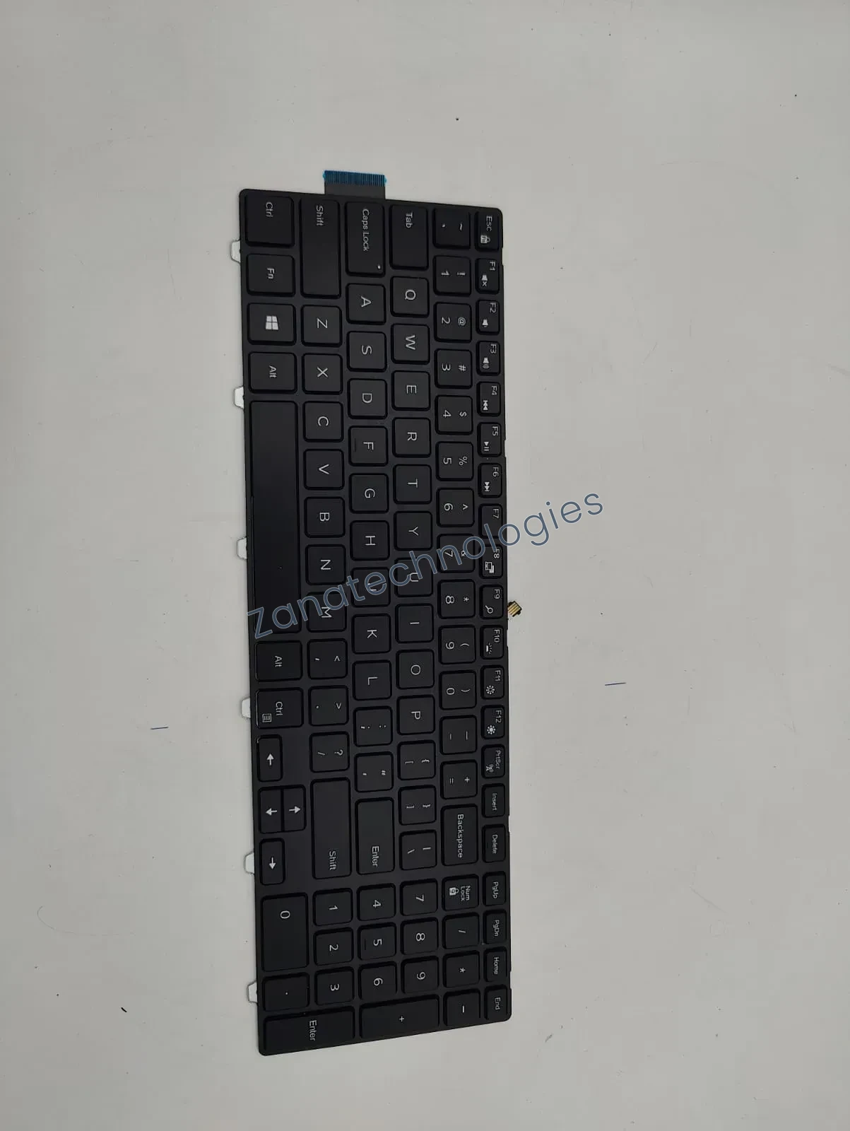 Replacement backlit keyboard with frame for Dell Inspiron 15 3000/15 5000/17 5000 Series