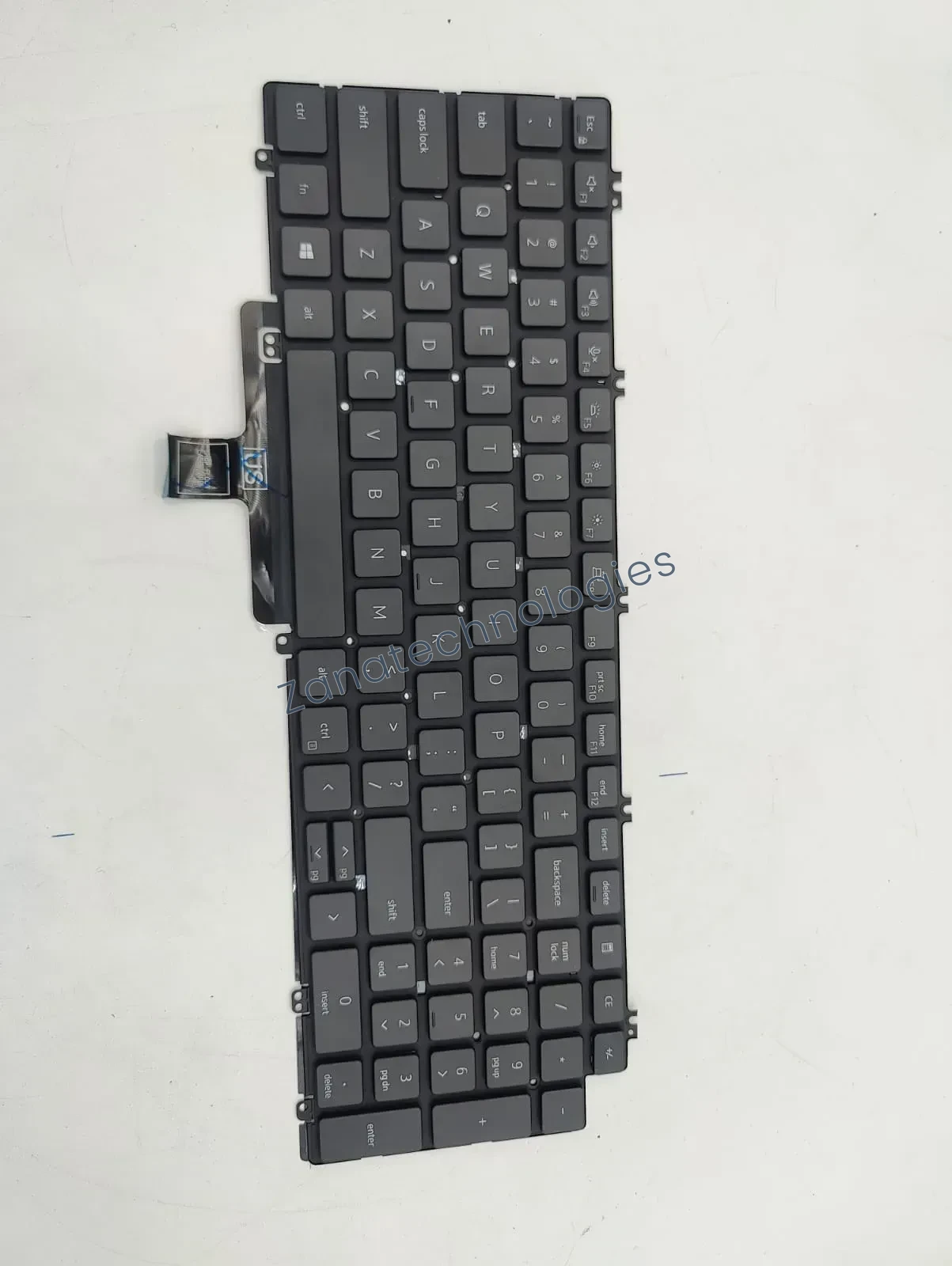Replacement backlit keyboard for Dell Latitude 5520/5521, Precision 3560/3561