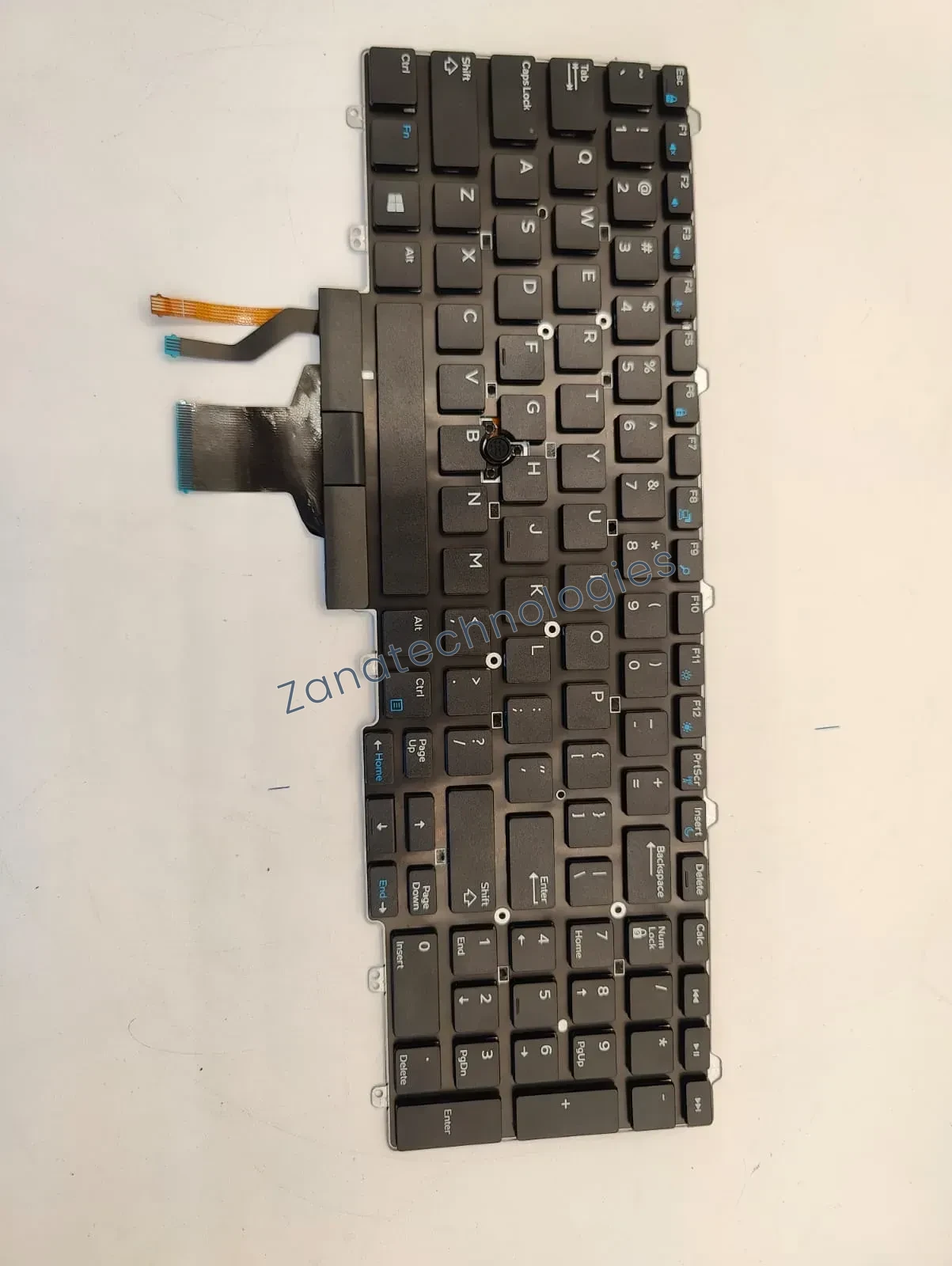 Replacement backlit keyboard for Dell Latitude 5500/5501/5510/5511/P80F