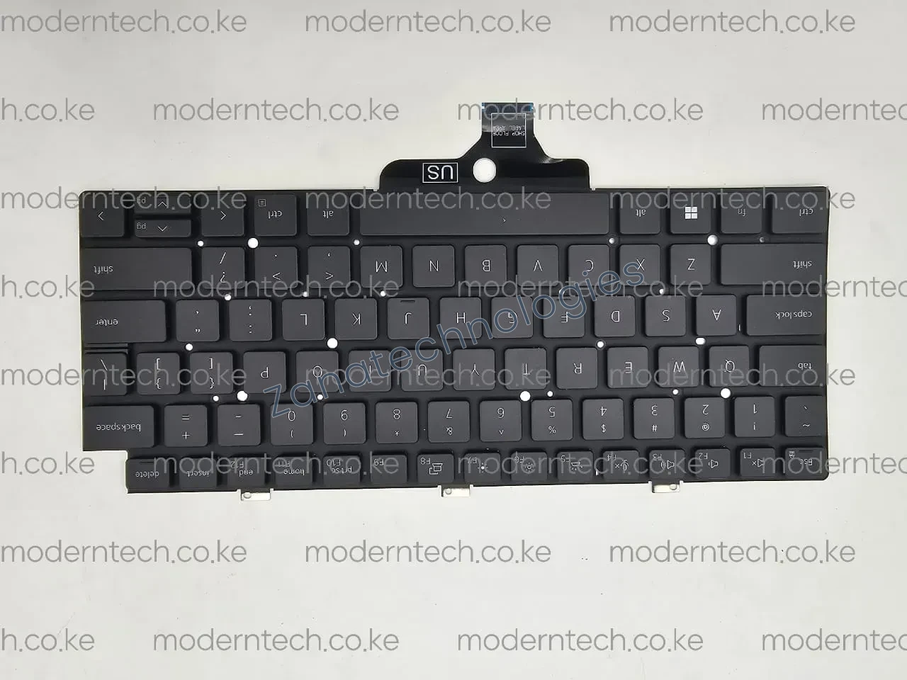 Replacement non-backlit keyboard for Dell Latitude 7410