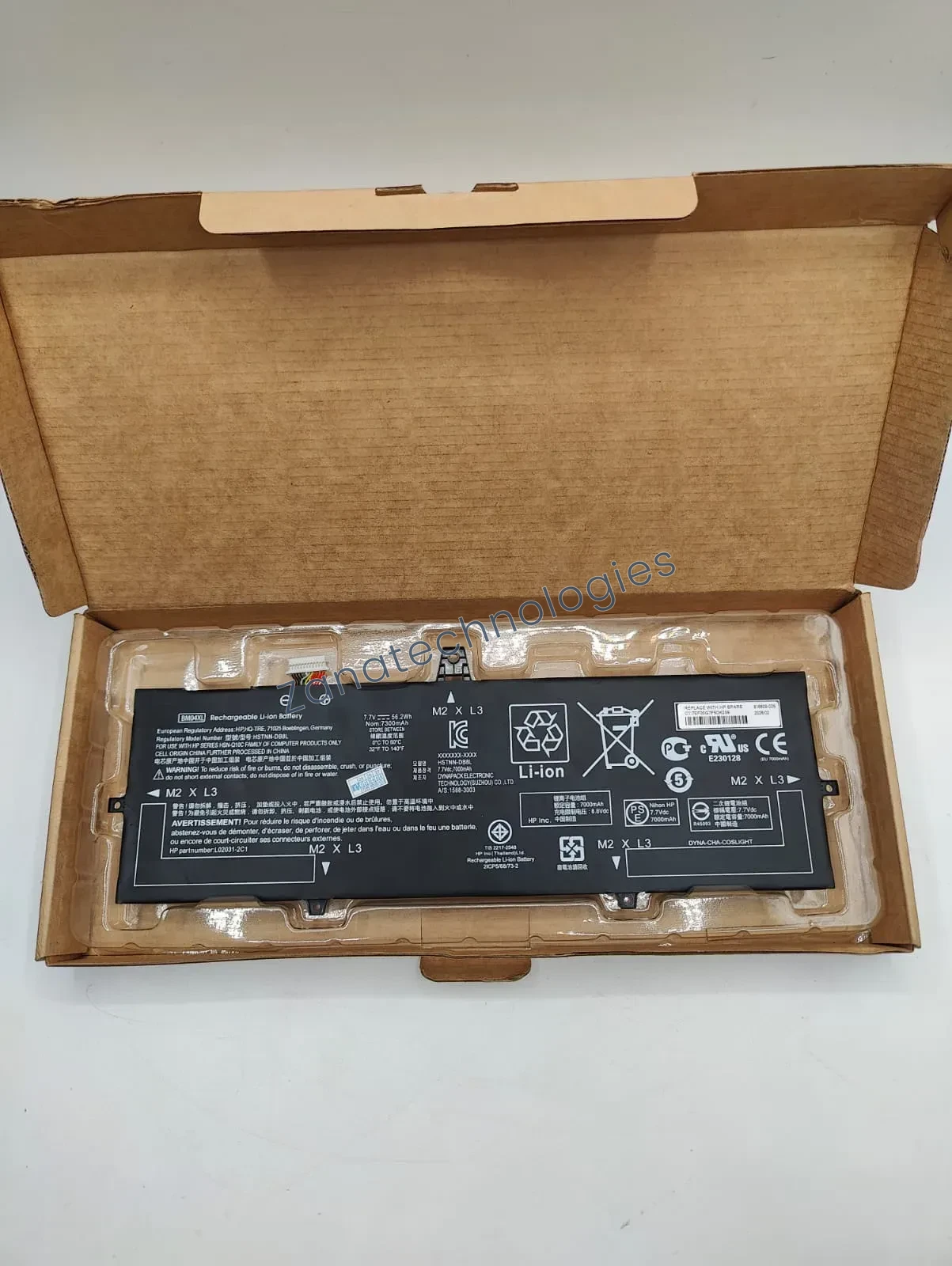 Replacement battery — HP BM04XL Battery