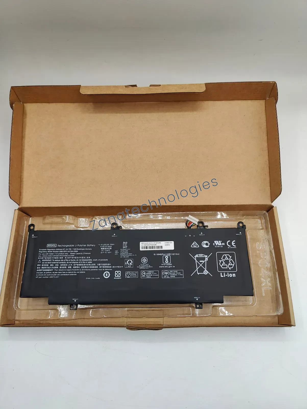 Replacement battery — HP RR04XL Battery