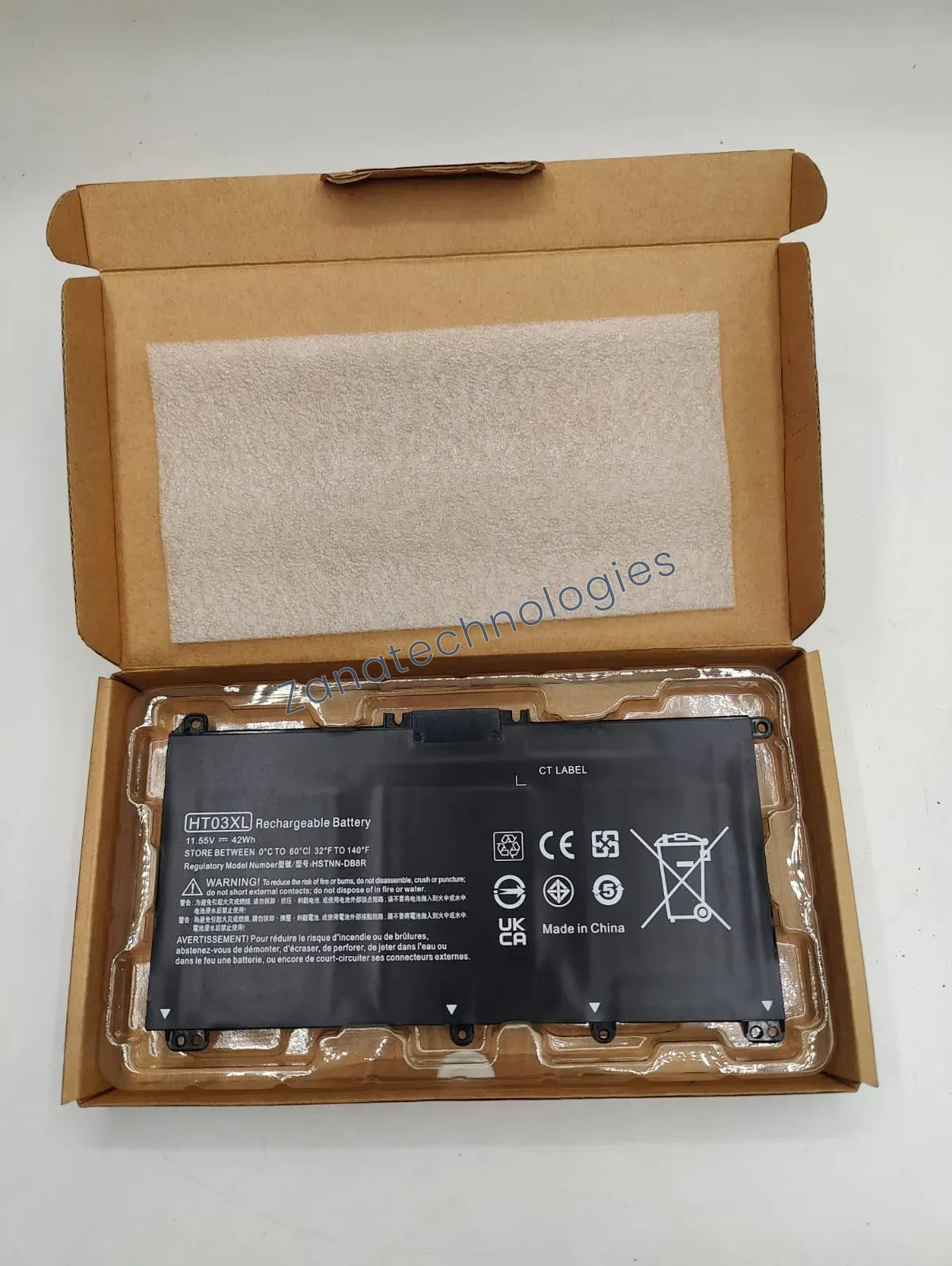 Replacement battery — HP TF03XL Battery