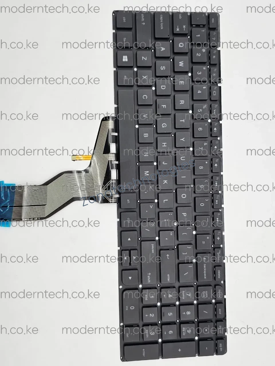 Replacement non-backlit keyboard for HP 250 G6 / 15-BS series