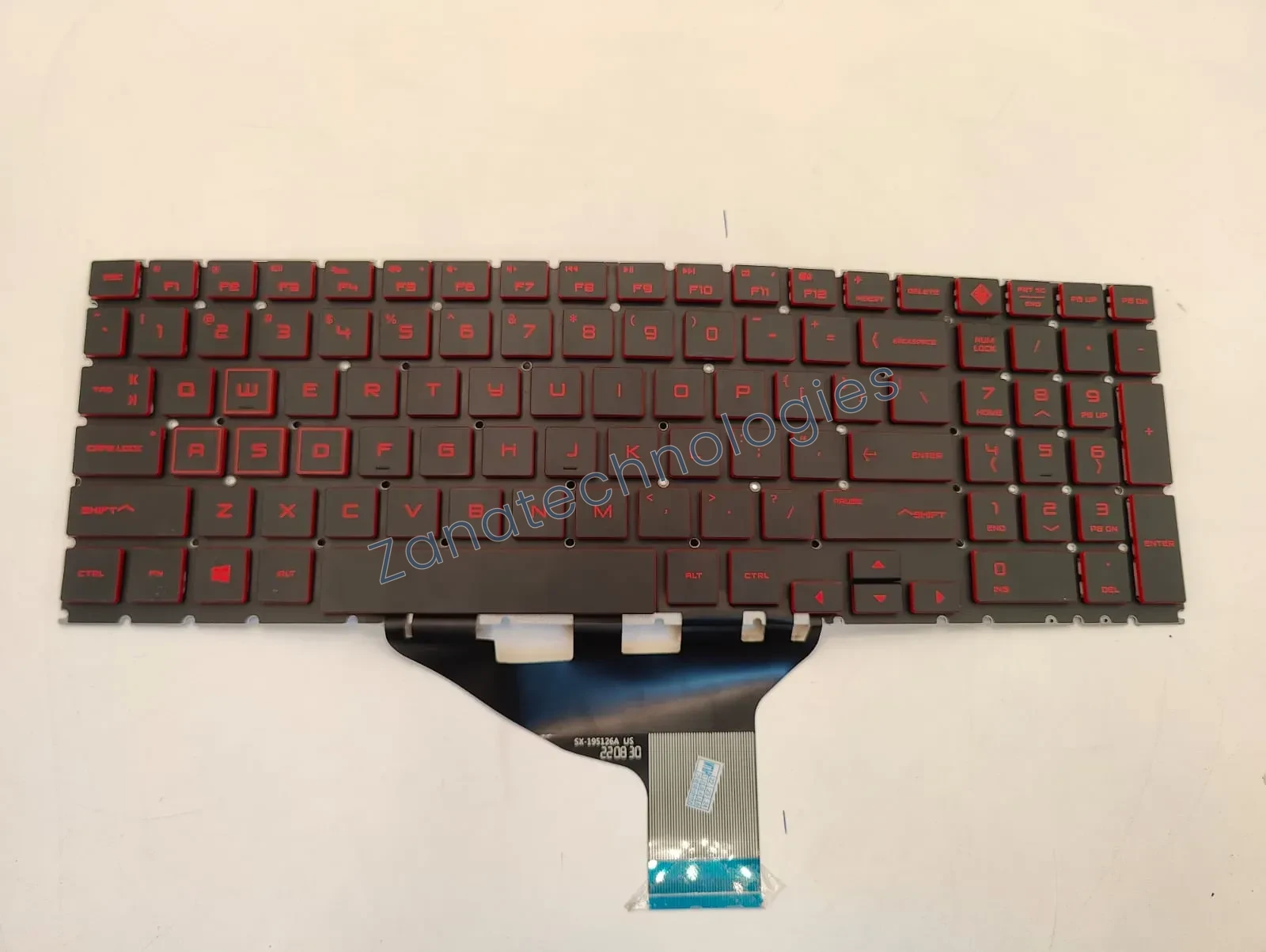 Replacement backlit keyboard for HP Omen 15-dc