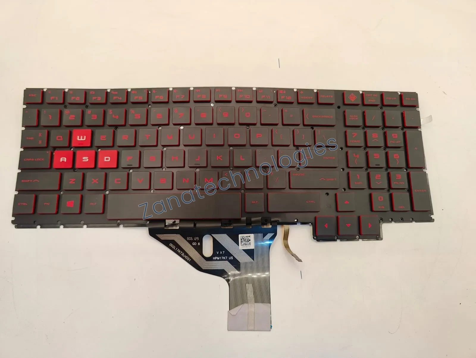 Replacement backlit keyboard for HP Omen 15X/15-ce000/15-ce0xx series