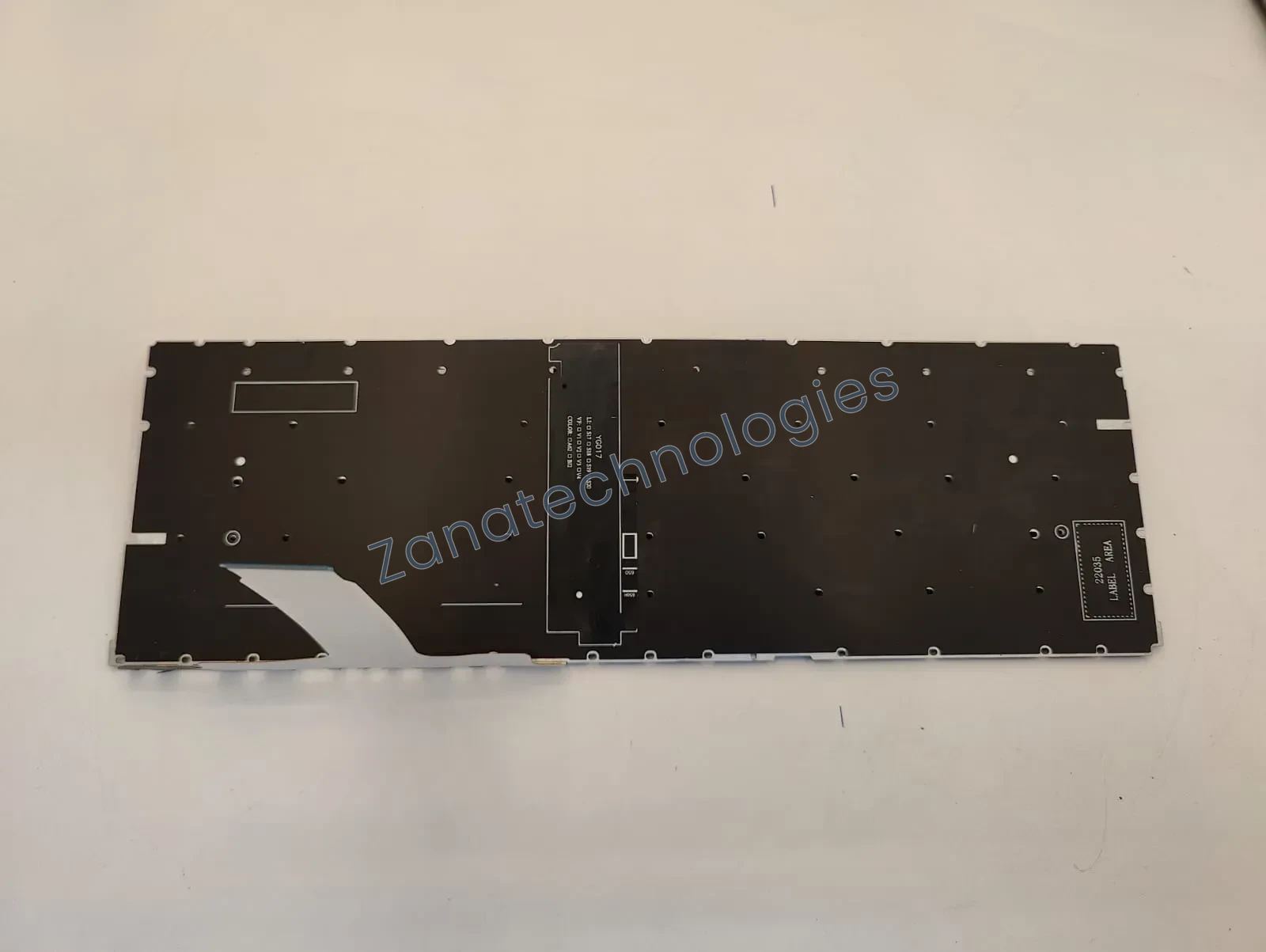 Angled view of the replacement backlit keyboard for HP ProBook 440/445 G9/G10, 640/645 G8 and EliteBook 640 G9/G10