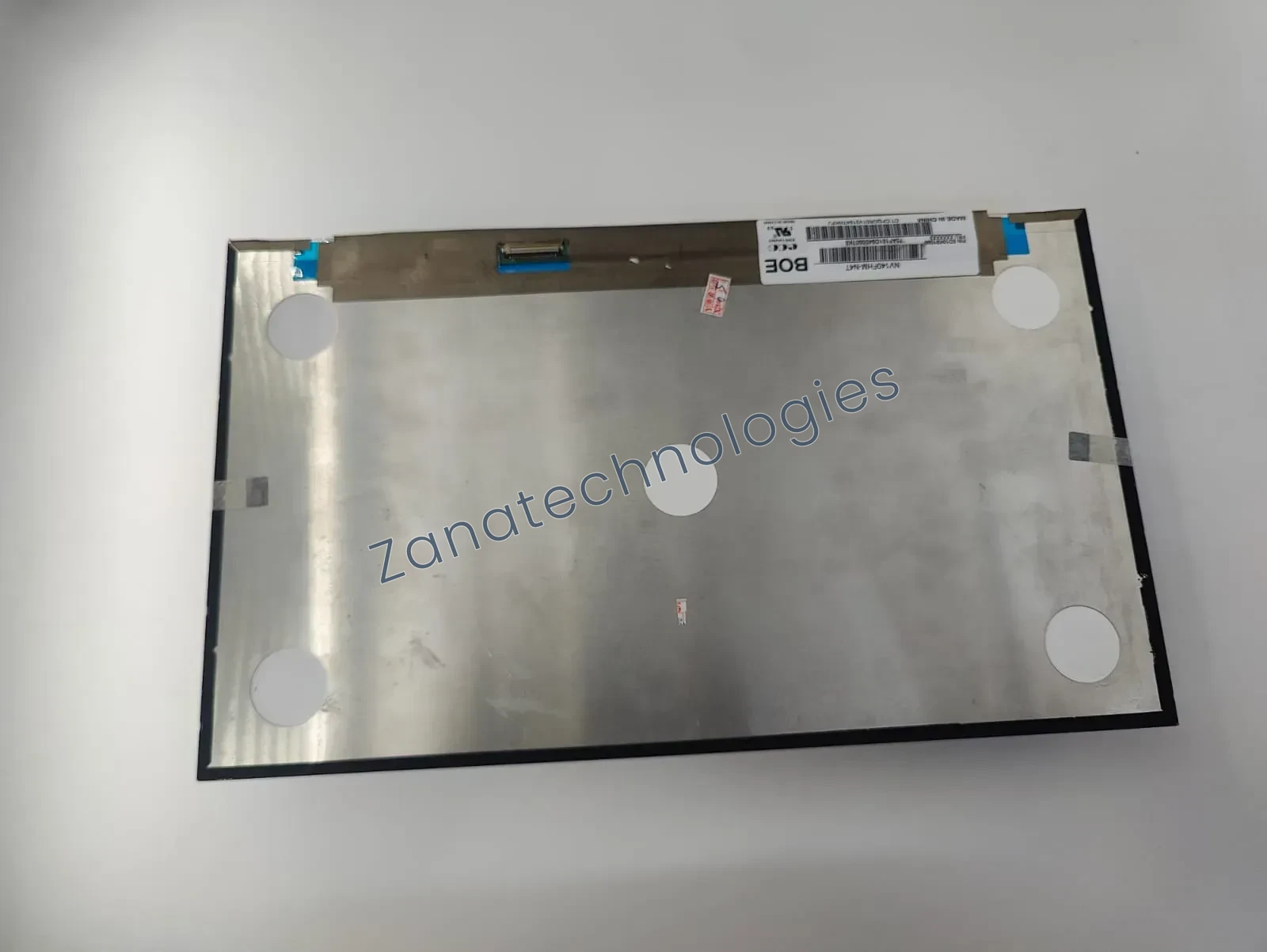 Angled view of the 13.3 inch short FHD non-touch laptop screen