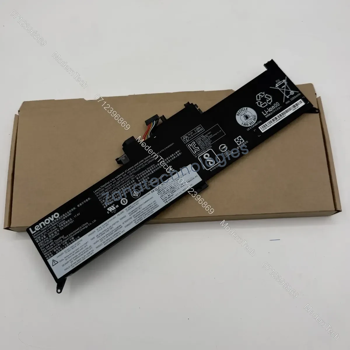 Lenovo 01AV435 Battery — front view