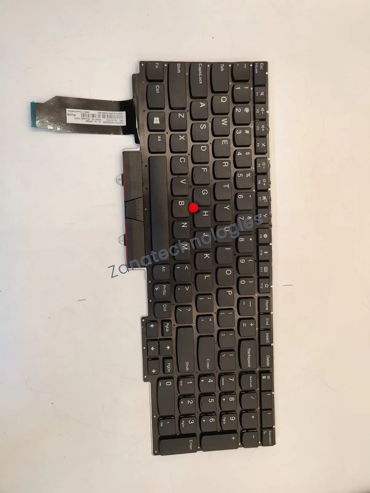 Replacement non-backlit keyboard for Lenovo ThinkPad E15 Gen 1-4