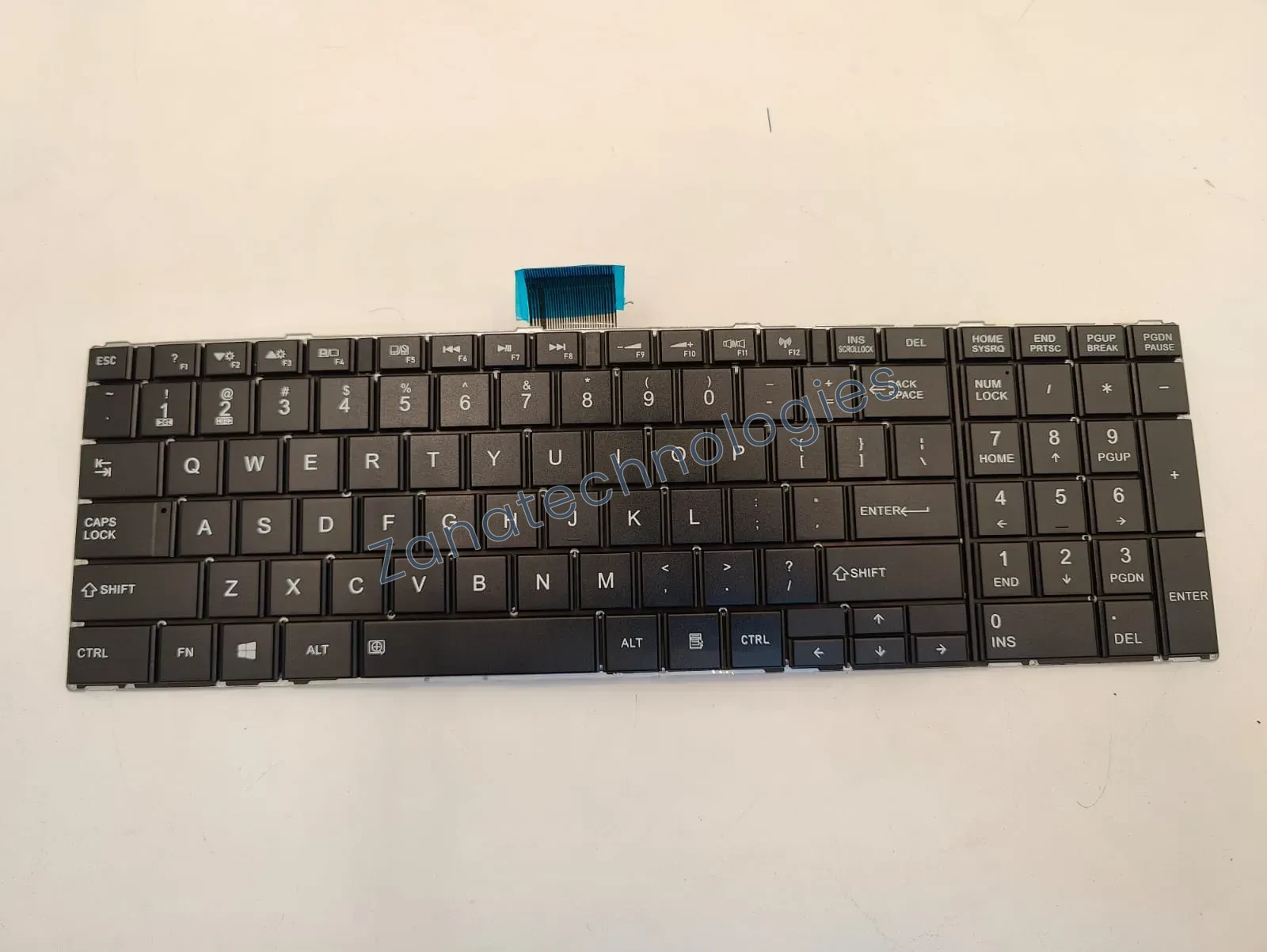 Replacement non-backlit keyboard for Toshiba Satellite C850